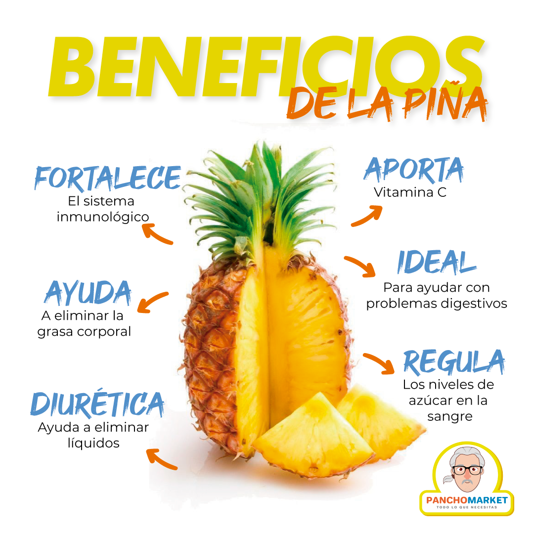 Pancho Market - La piña es una fruta muy deliciosa y...