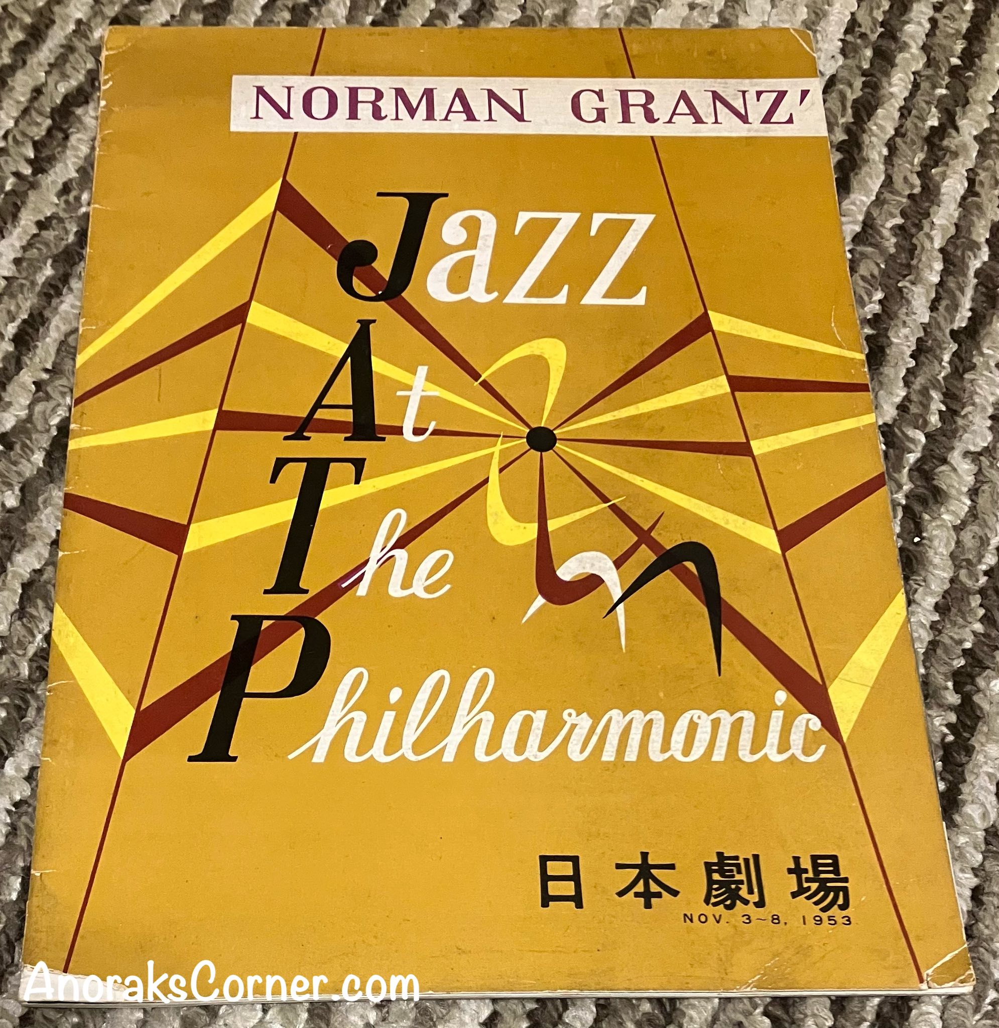 Jazz at the Philharmonic Tokyo 1953 with autographs