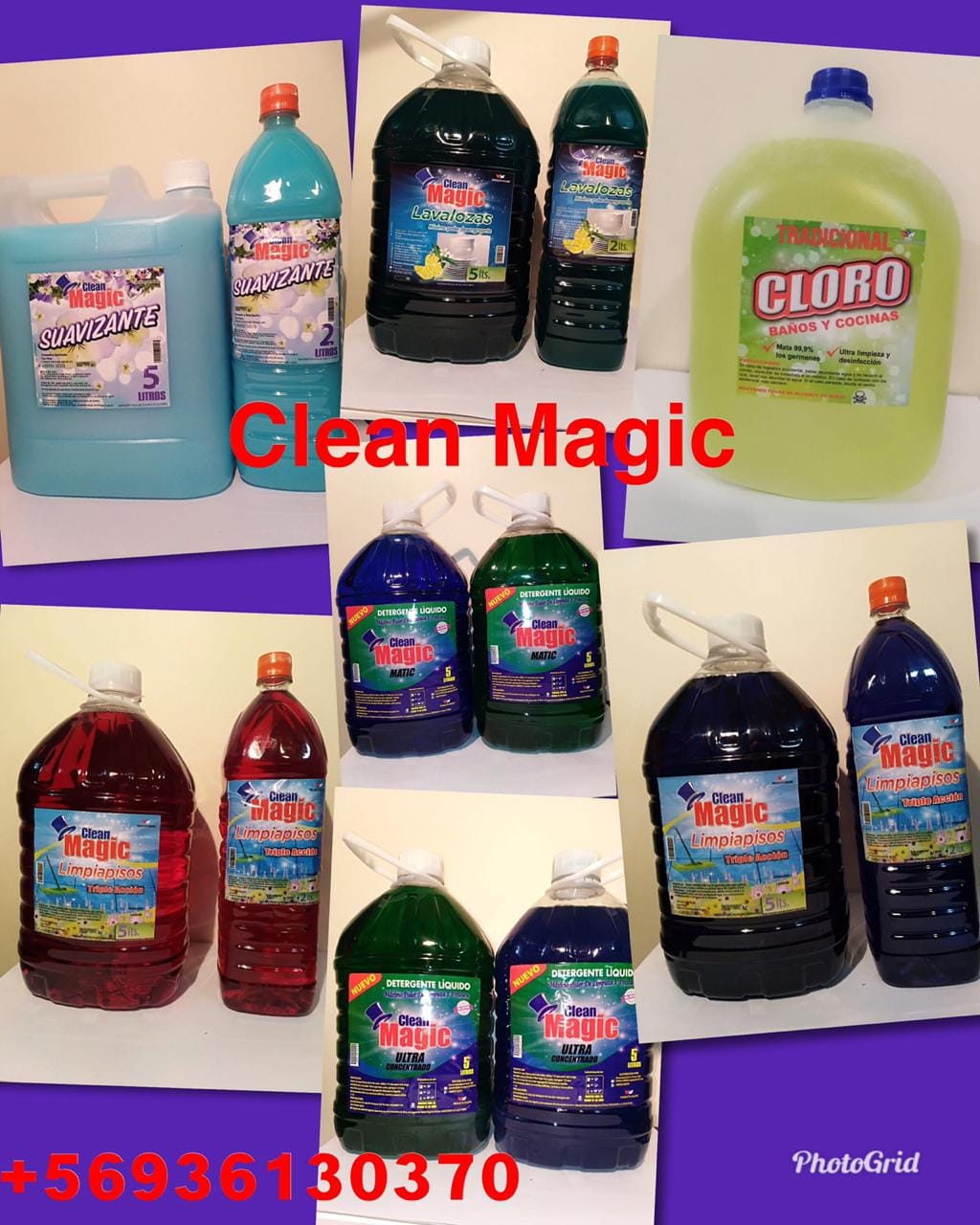 Detergentes Clean Magic