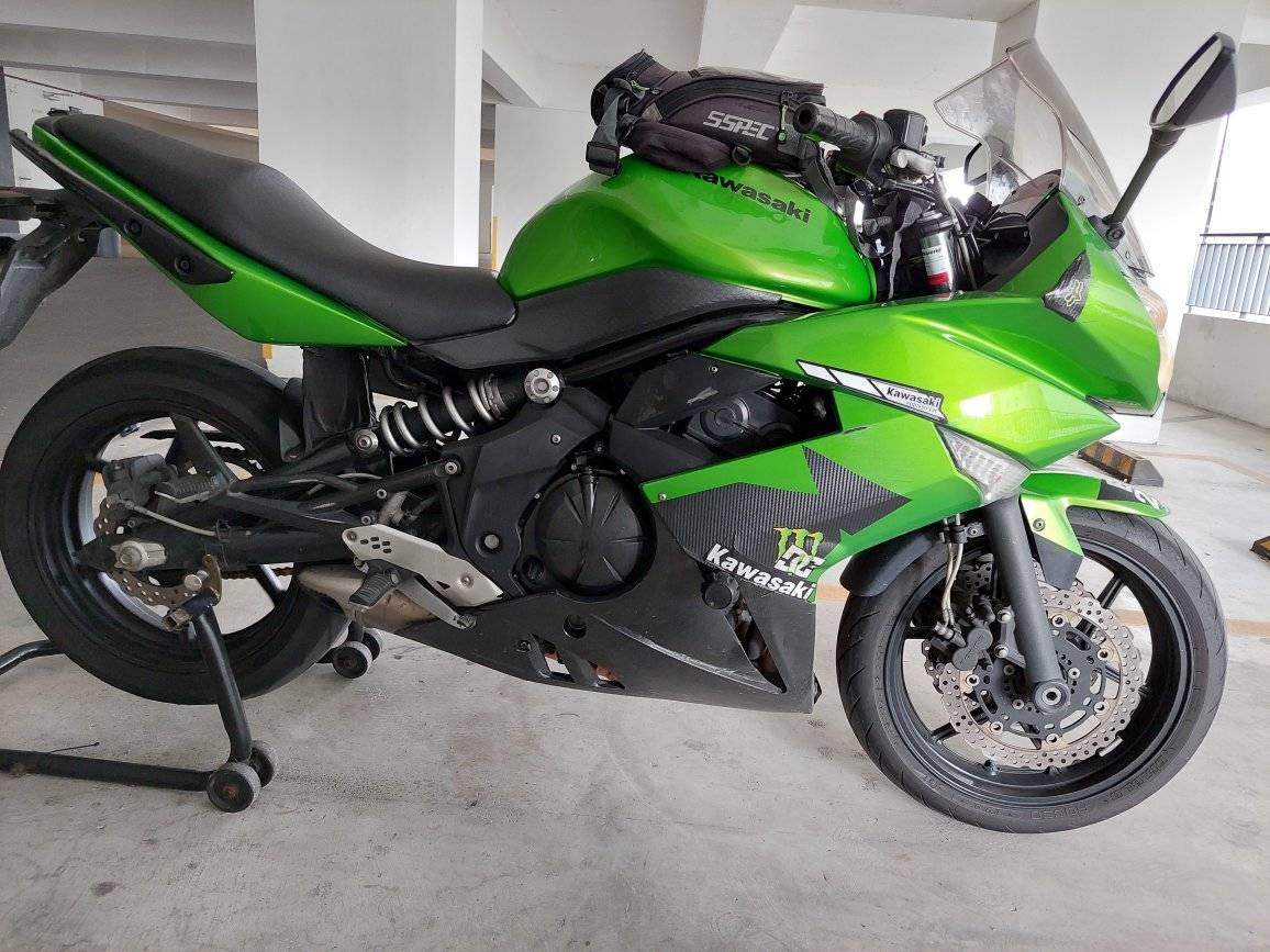 Kawasaki ninja 650 (er6f) 2011 registered Lowest Price. Selling