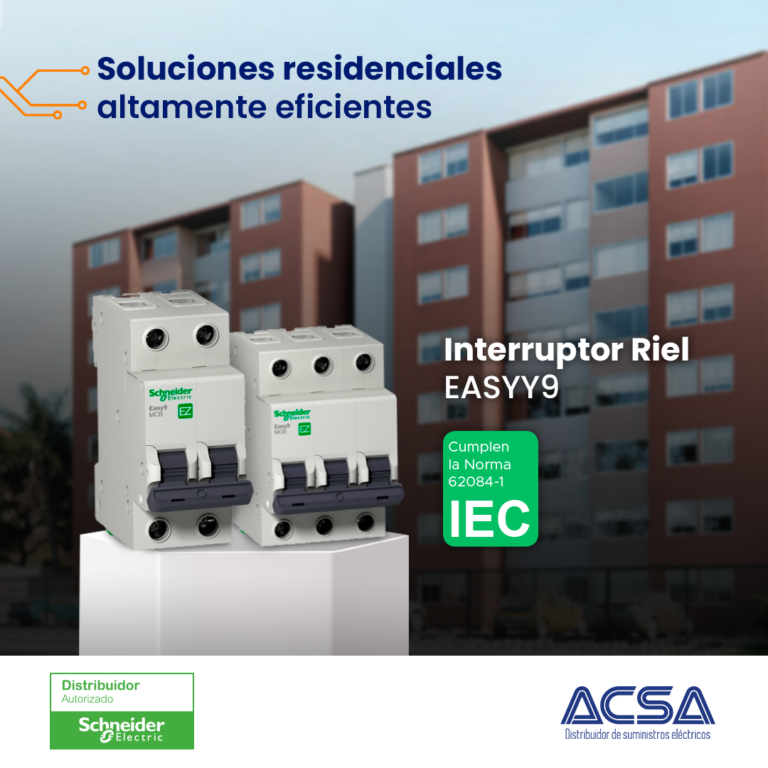 Acsa - La nueva línea Easy9 de la marca Schneider Electric nos trae el ...