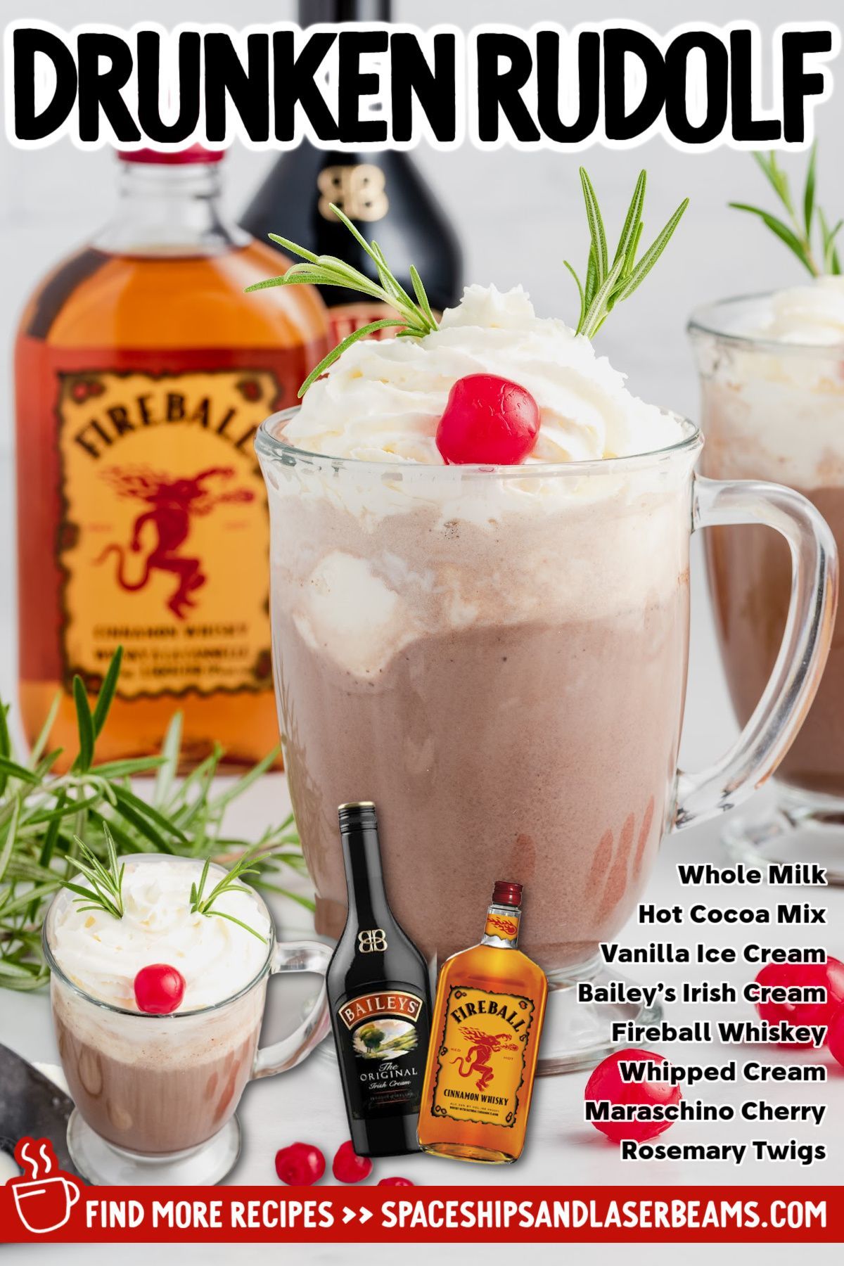 TASTY - Drunken Rudolph Fireball Hot Chocolate!!! RECIPE: https://buff ...