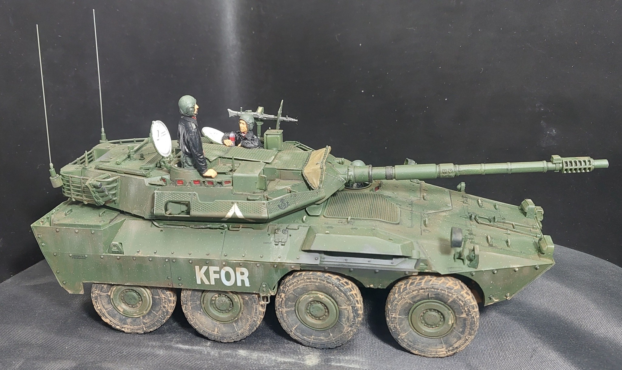 finished Trumpeter 1/35 Italian B1 Centauro AFV early version with 