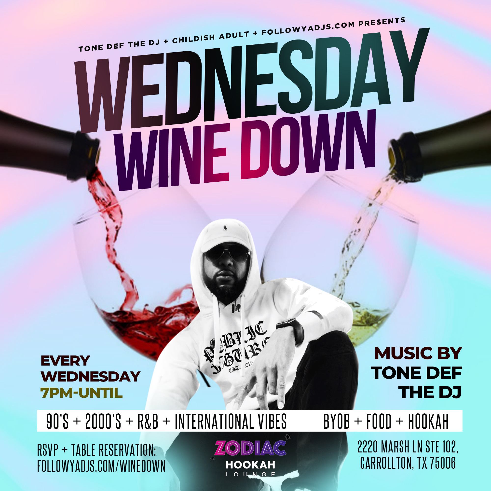 Wednesday Wine Down @ Zodiac Lounge