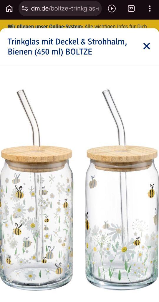 Mai-Wunsch Hallo ihr lieben Hat vielleicht jemand diese Gläser zu Hause die er mehr nicht benötigt und würde sie mir schenken 😅 ich bin total verliebt in die kleinen Bienchen 🥰 Ich