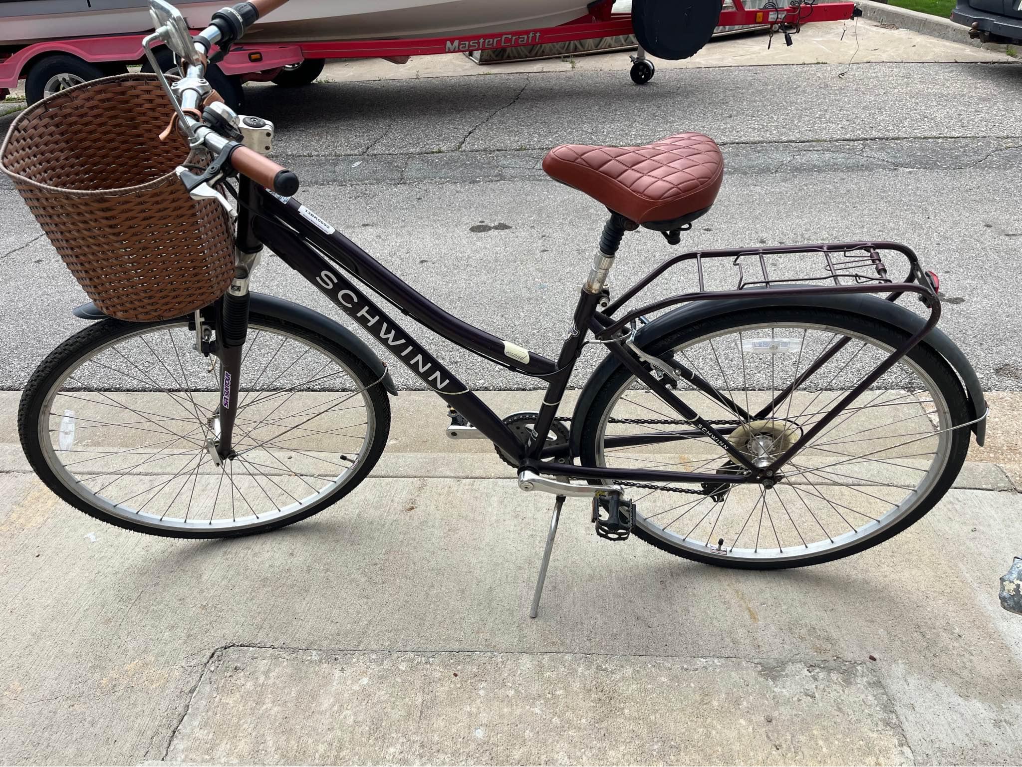 schwinn errand bicycle Wayfarer Hybrid Bike, 700c Mens and Womens Bike, 7-Speed Hybrid Bicycle, Retro Steel Frame, Front and Rear Linear Pull Brakes, Fenders, Cargo Space, Adult : Sports & Outdoors Get ready for smooth rides with the Schwinn Regioneer Mens Hybrid Comfort Bike Schwinn Parkwood 27.5" Electric Comfort