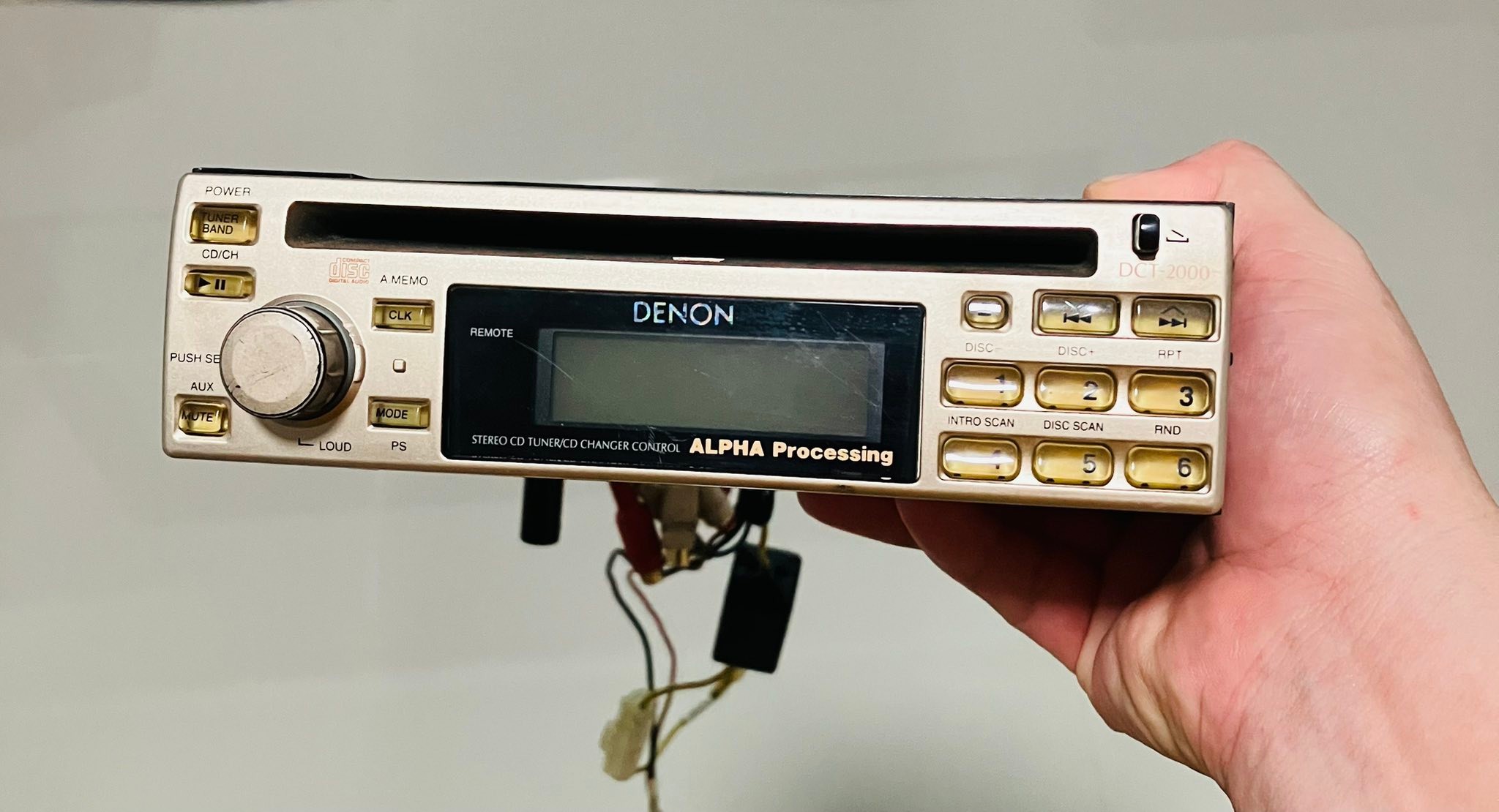 DENON dct 2000 japan hiend สภาพสวยบอดี้เคลือบ ทองแดง ตรงยุค 90 ใช้