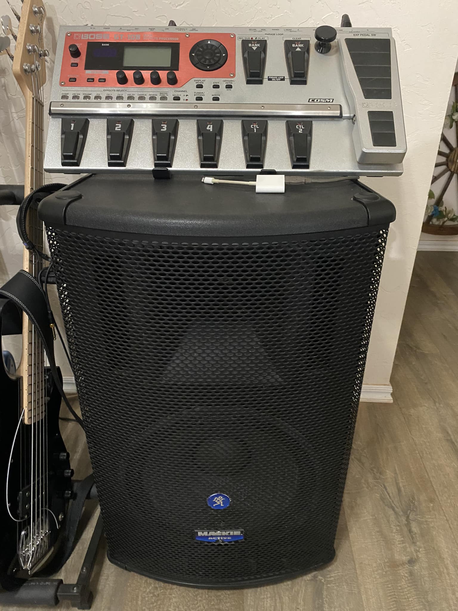 Using GT-10B with Mackie SA 1521 speaker for great sound quality