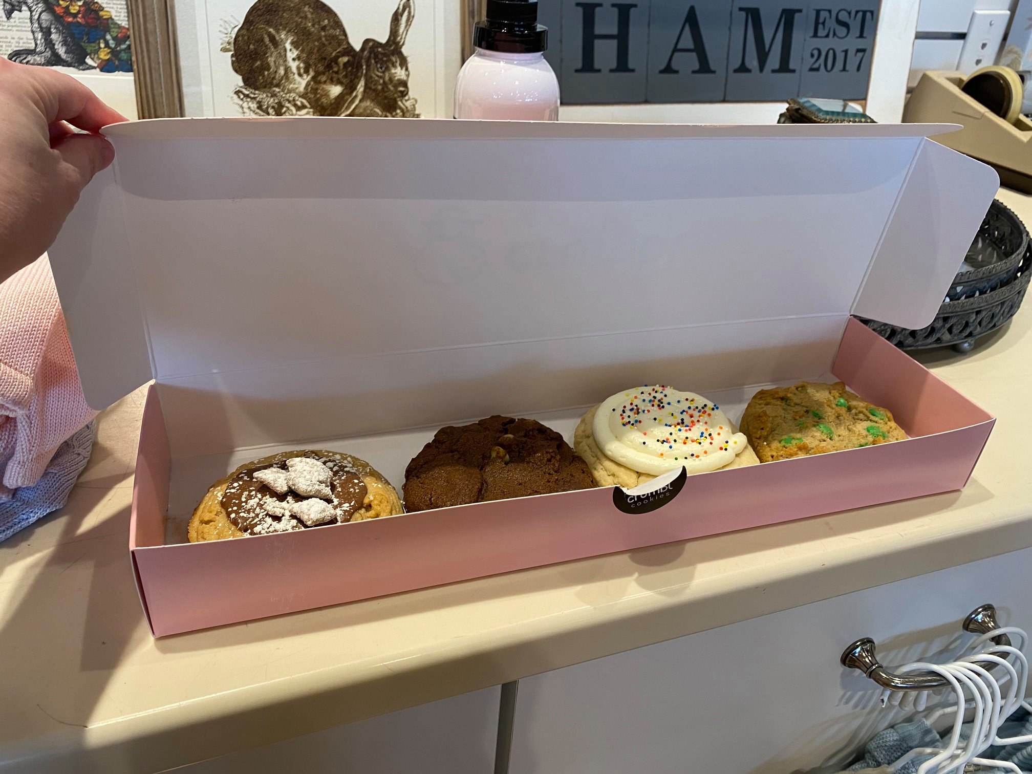 A huge thank you to the Richland Crumbl Cookies. They were kind