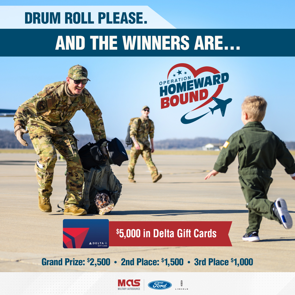 Military - We are beyond pleased to announce the names of our three ...