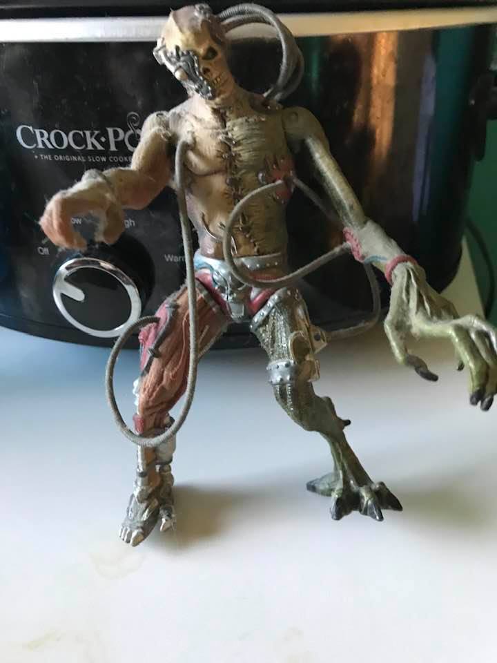 One of my oldest figures. McFarlane Desicator figure 1999 (Spawn
