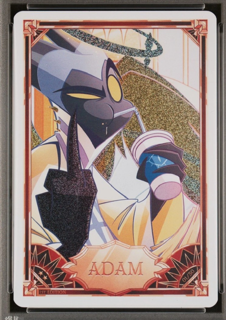 Where to buy Lute, Carmilla, and Adam Hazbin cards?