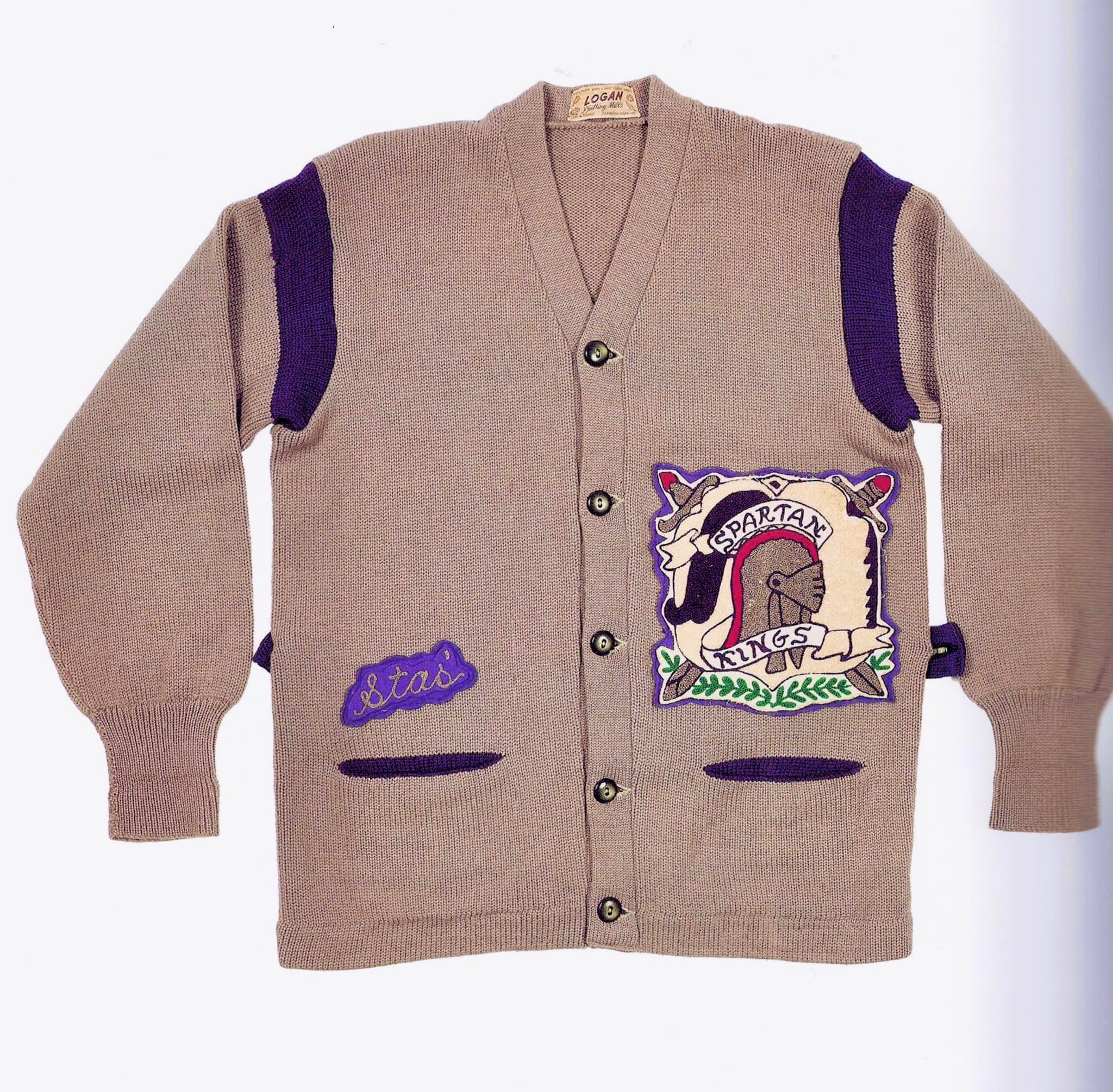 1960s Spartan Kings sweater from Logan Knitting Mills
