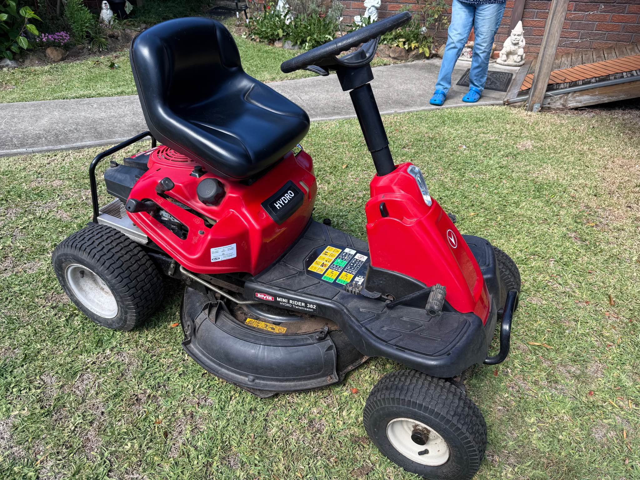 Rover mini rider 382 ride on mower - Lawn Mowers - Wingham, New South ...