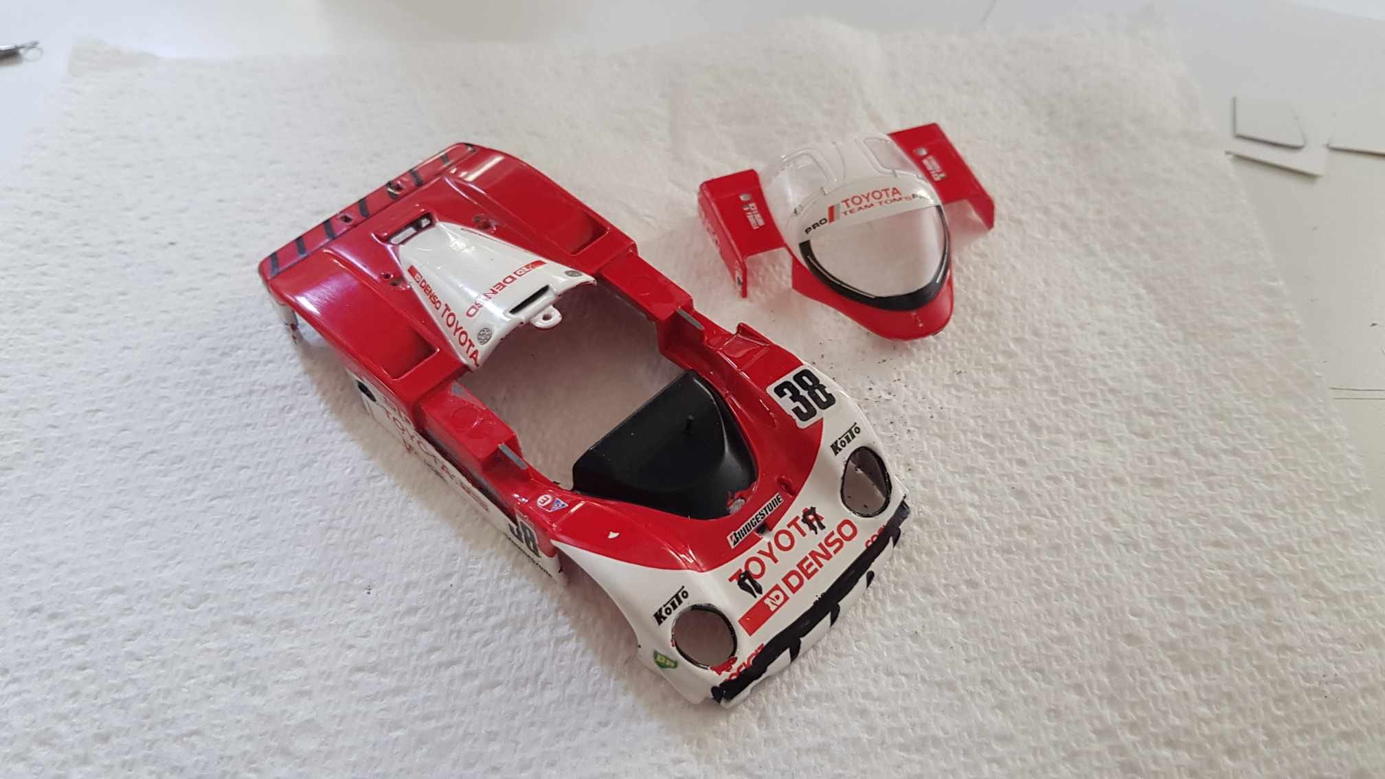 Modified 1:43 Group C Toyota 89C-V model