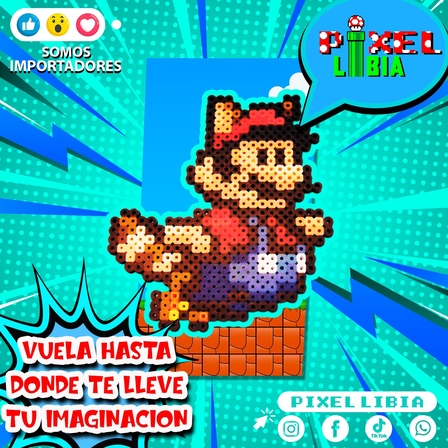 PIXEL - 👉Vuela hasta el cielo con los beads-pixeles y crea tus mejores ...