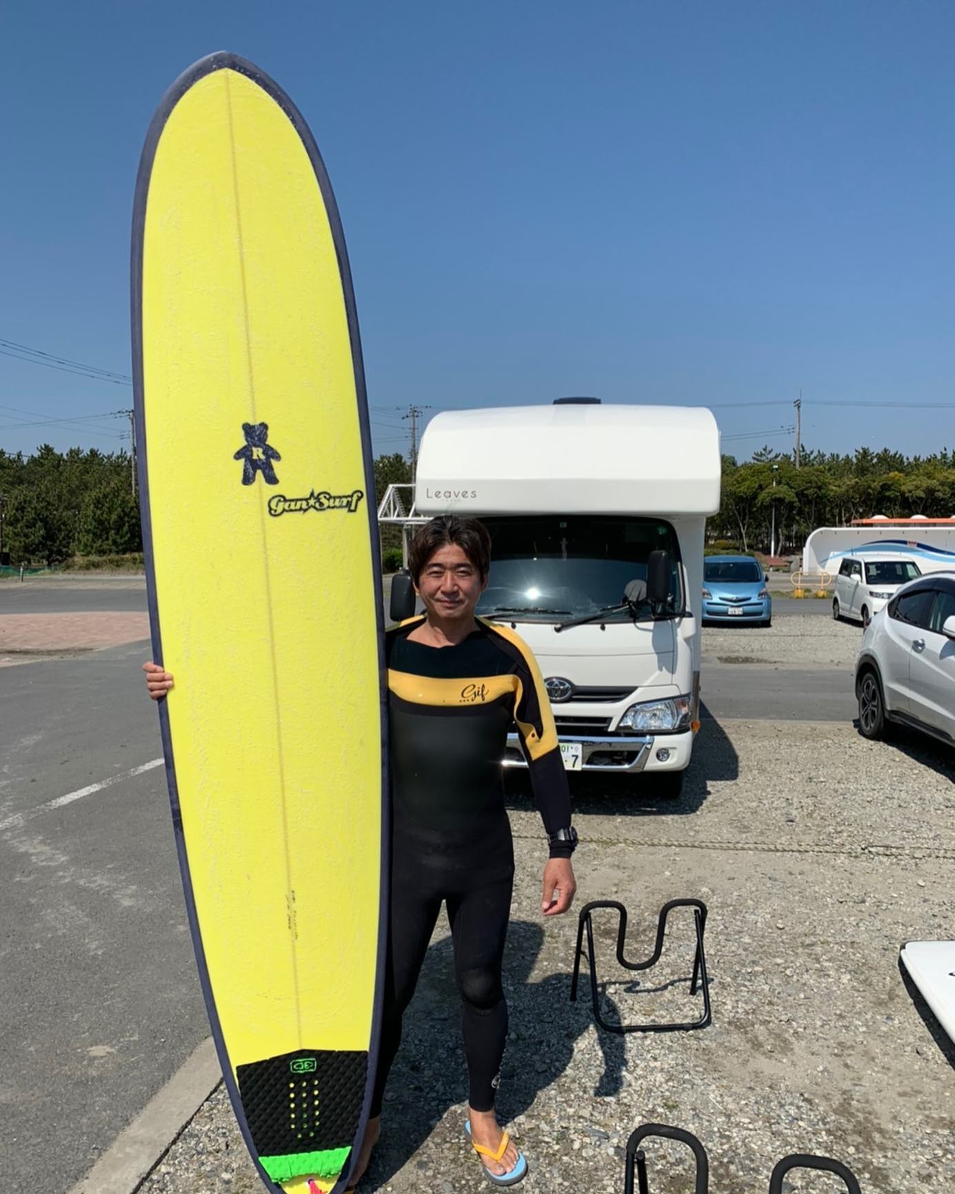 GanSurf - お客様のNew Board✨ 大人気尾頭シェイプ 色がかっこいい 