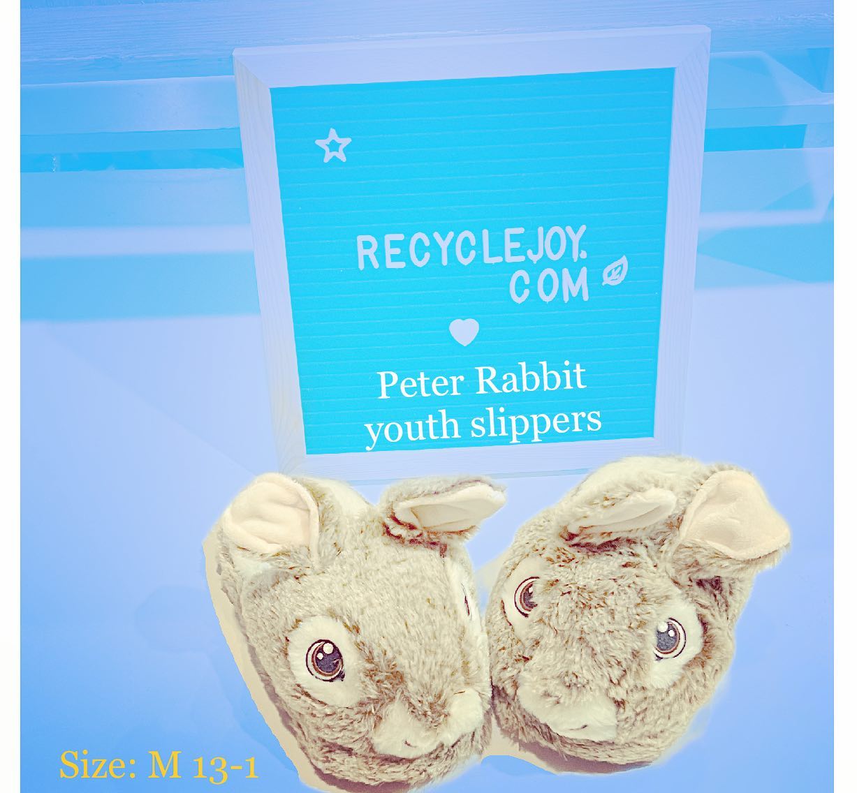 RecycleJoy - The cutest Peter rabbit slippers Available...