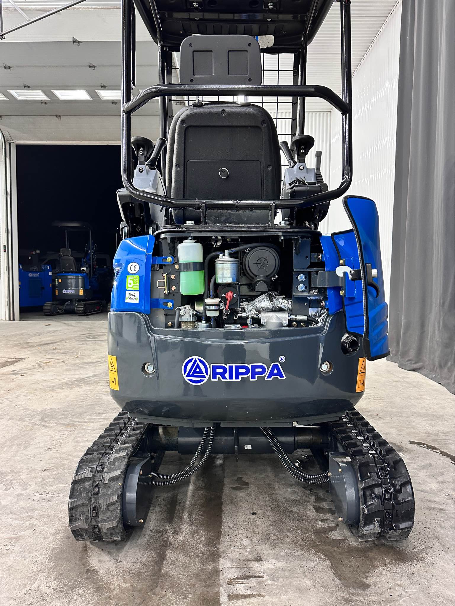 Mini Pelle Rippa R15 Kubota Diesel – Excavatrice Compacte Construction ...