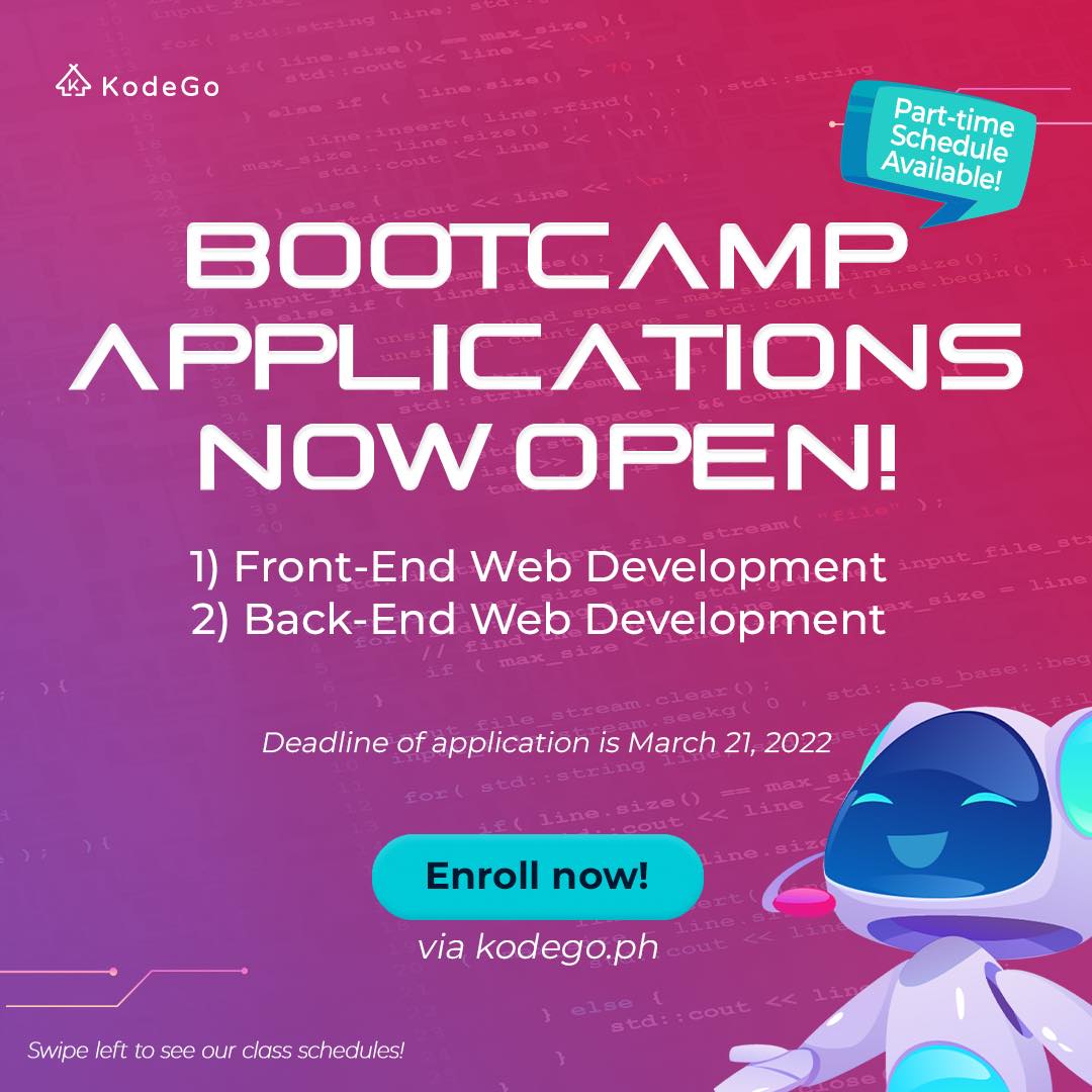 KodeGo - Front-End Web Development and Back-End Web...