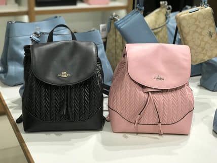 coach elle backpack with quilting Disney X Dalmatian Floral Print Coach Backpack Elle Backpack In