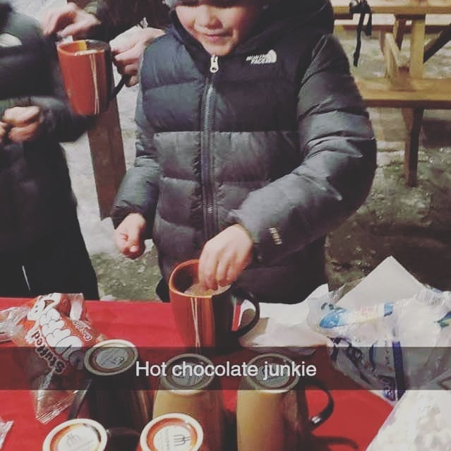 Authentic Jellycat Scarffles Hot Chocolate from the LA Ski Club
