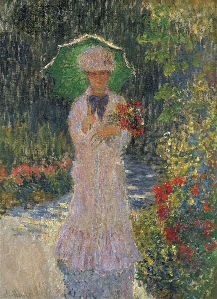 Claude Monet 1866 ~ Camille also known as The Woman in a Green Dress) 📸Pinterest