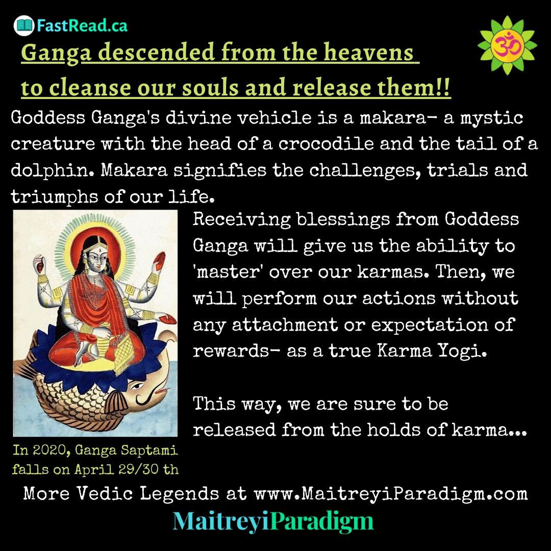 Happy Ganga Saptami... - Vedic Wisdom & Maitreyi Paradigm