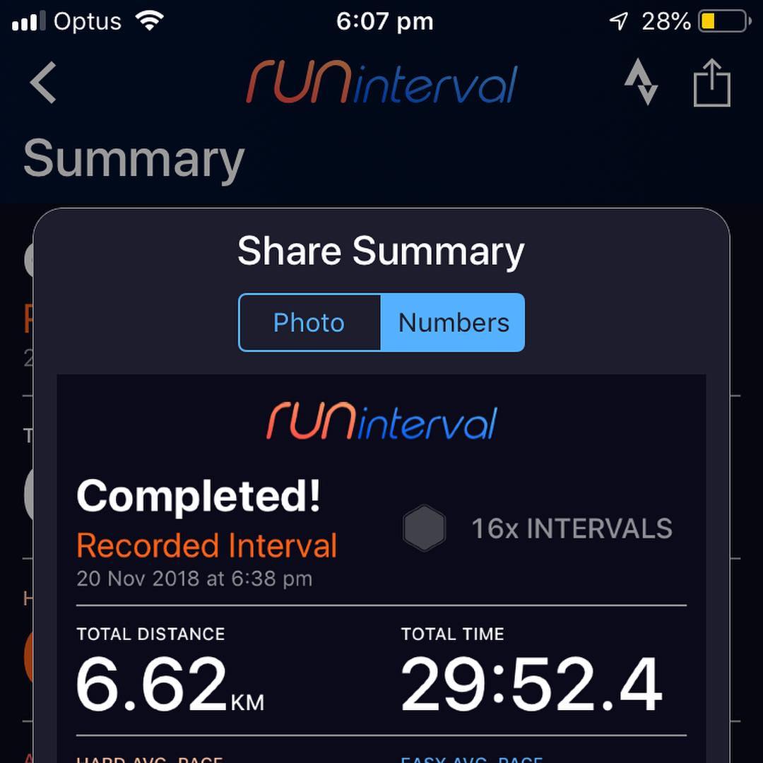 RUN interval App