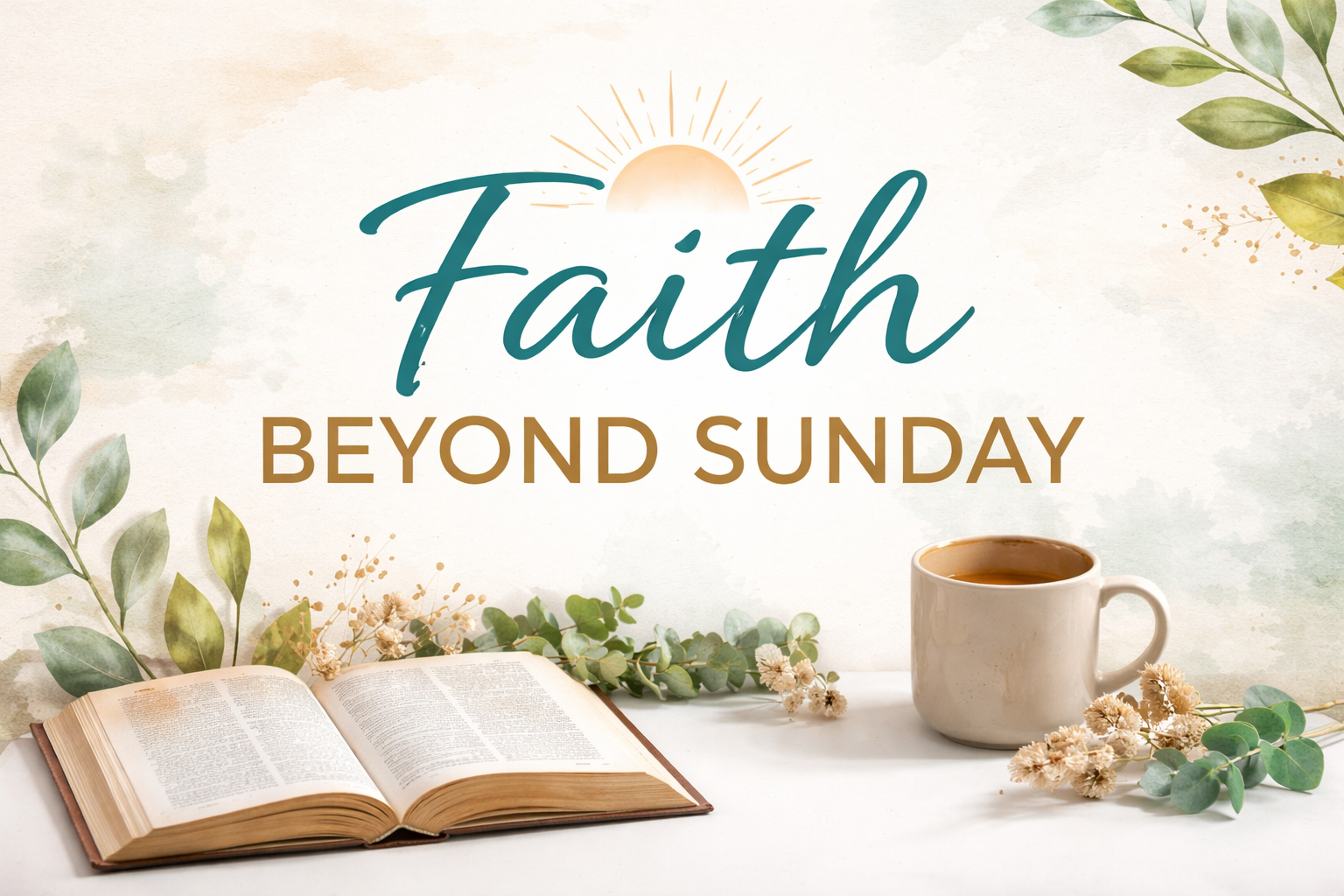 Faith Beyond Sunday | Let's honor the Lord with everything we do today ...