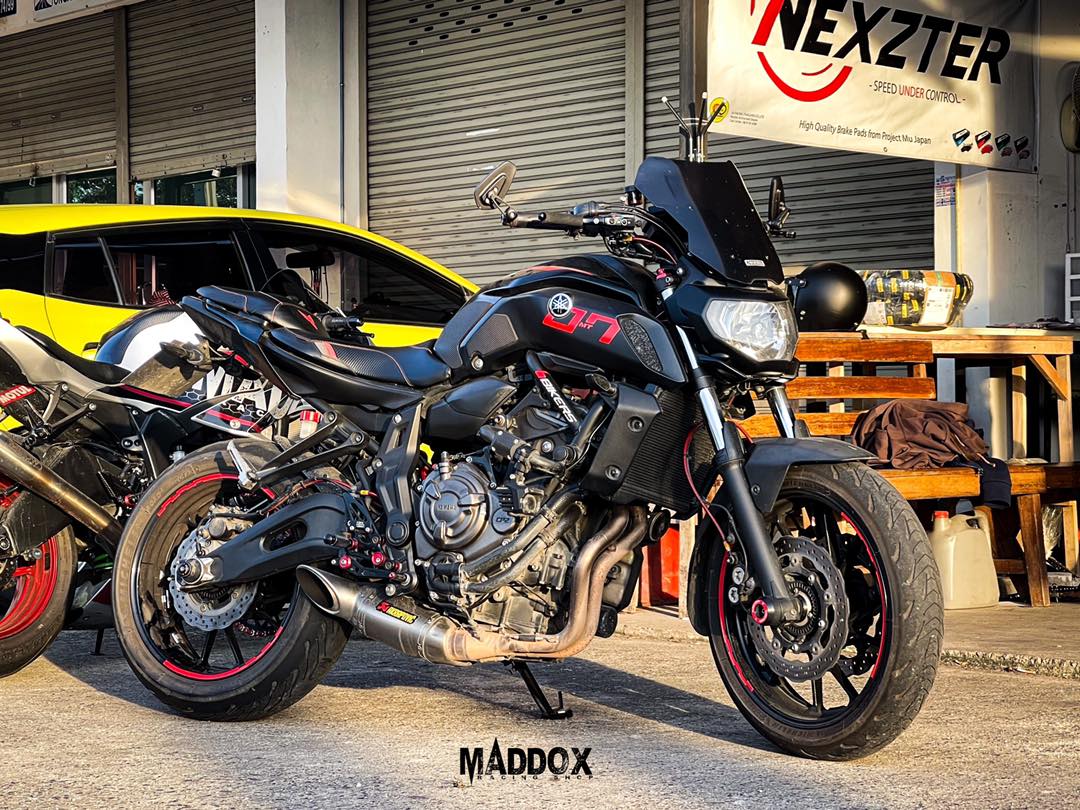 YAMAHA MT07 เปลี่ยนสเตอร์หน้า -... - Maddox Racing Shop