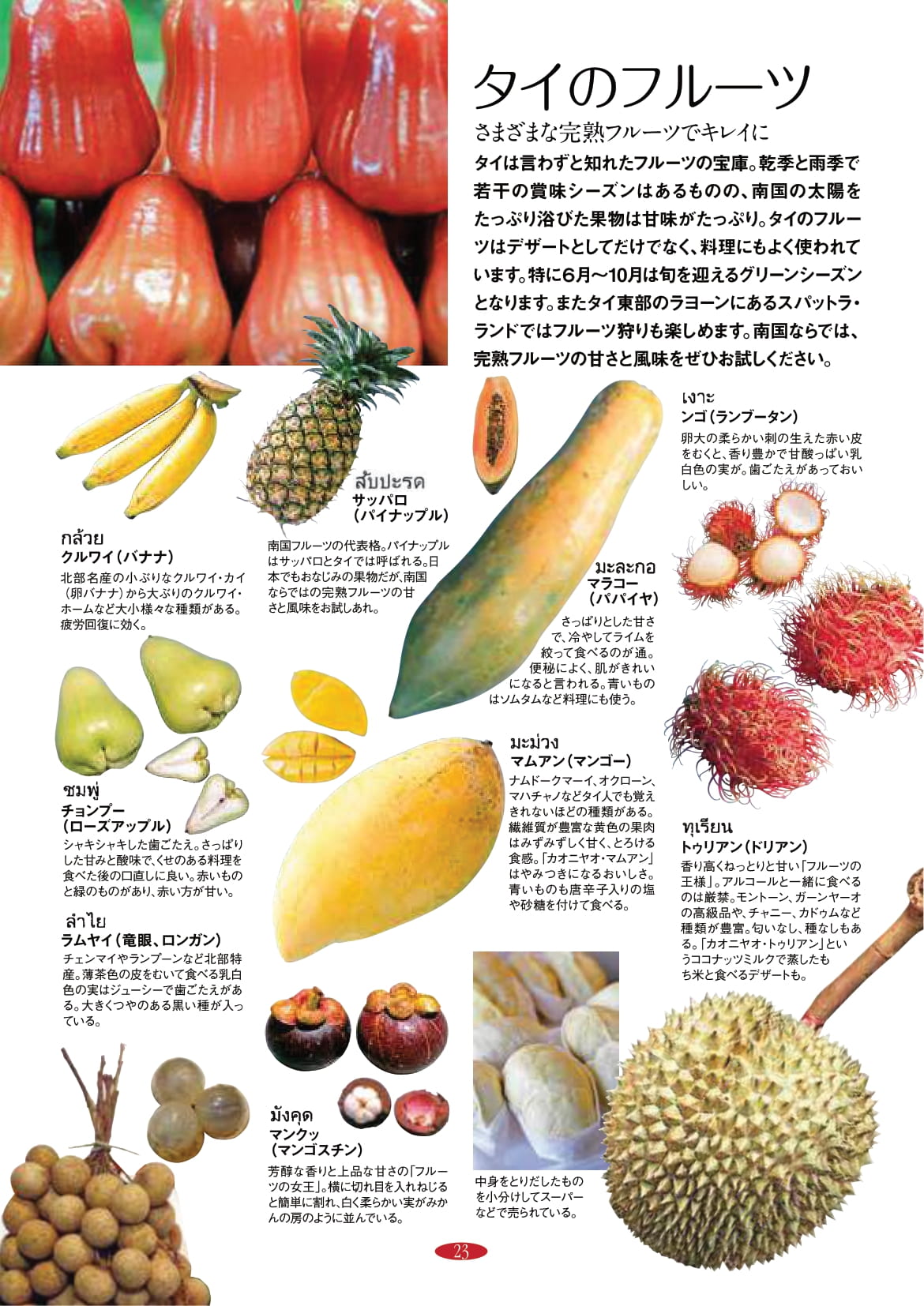 タイ の 果物