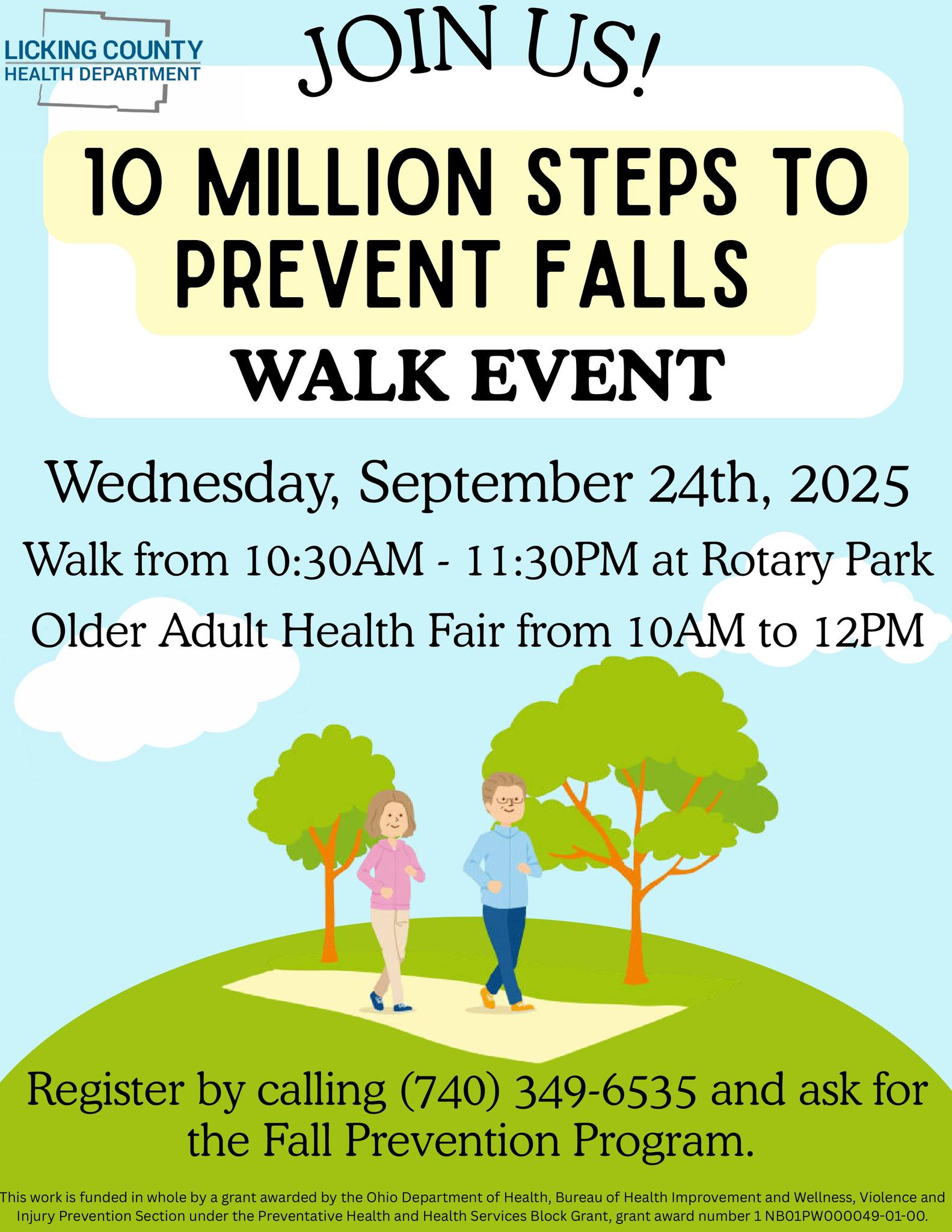 Fall Prevention Walk and Older Adult Health Fair