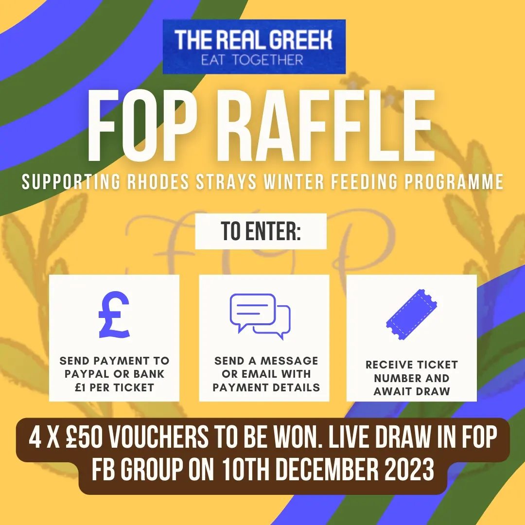 🎉🎉🎉 FOP Raffle for Rhodes... - Friends of Pefkos Admin