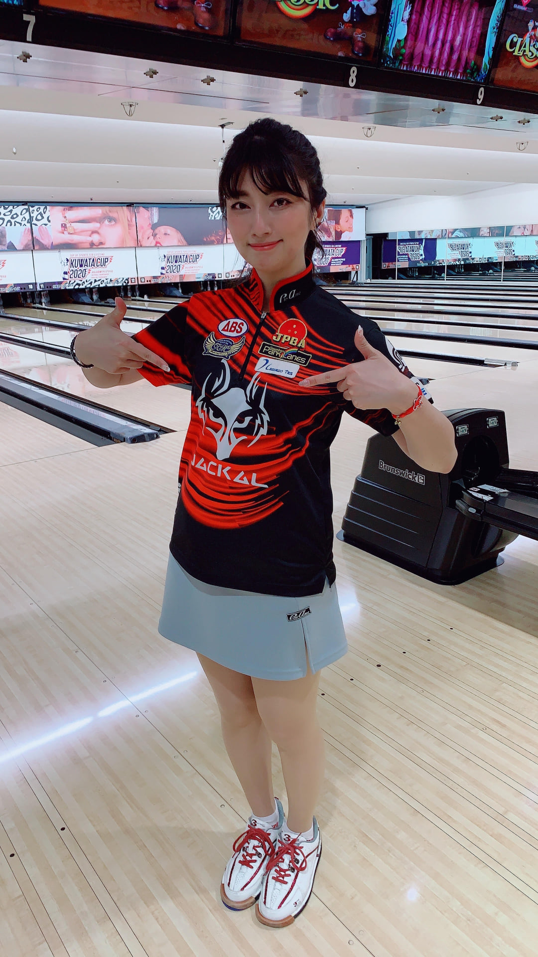 名和秋プロ（相模原パークレーンズ専属） MTV-19着用 ジャッカルの描か