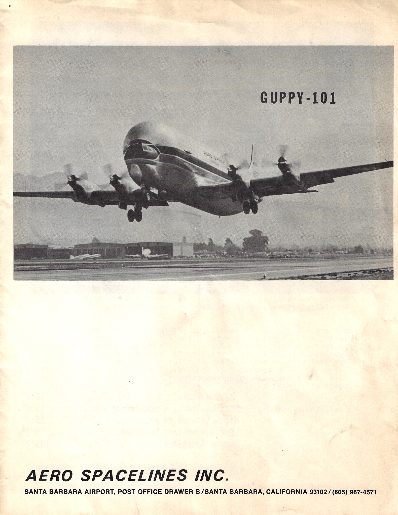 Turbo Mini Guppy crash at Edwards AFB 1970