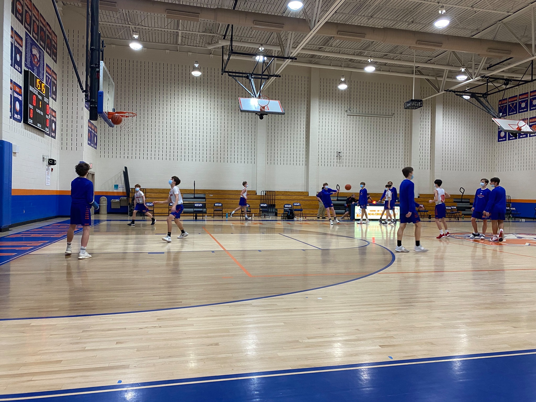 Marvin Ridge Middle School - Mavs vs. Porter Ridge for the boys ...