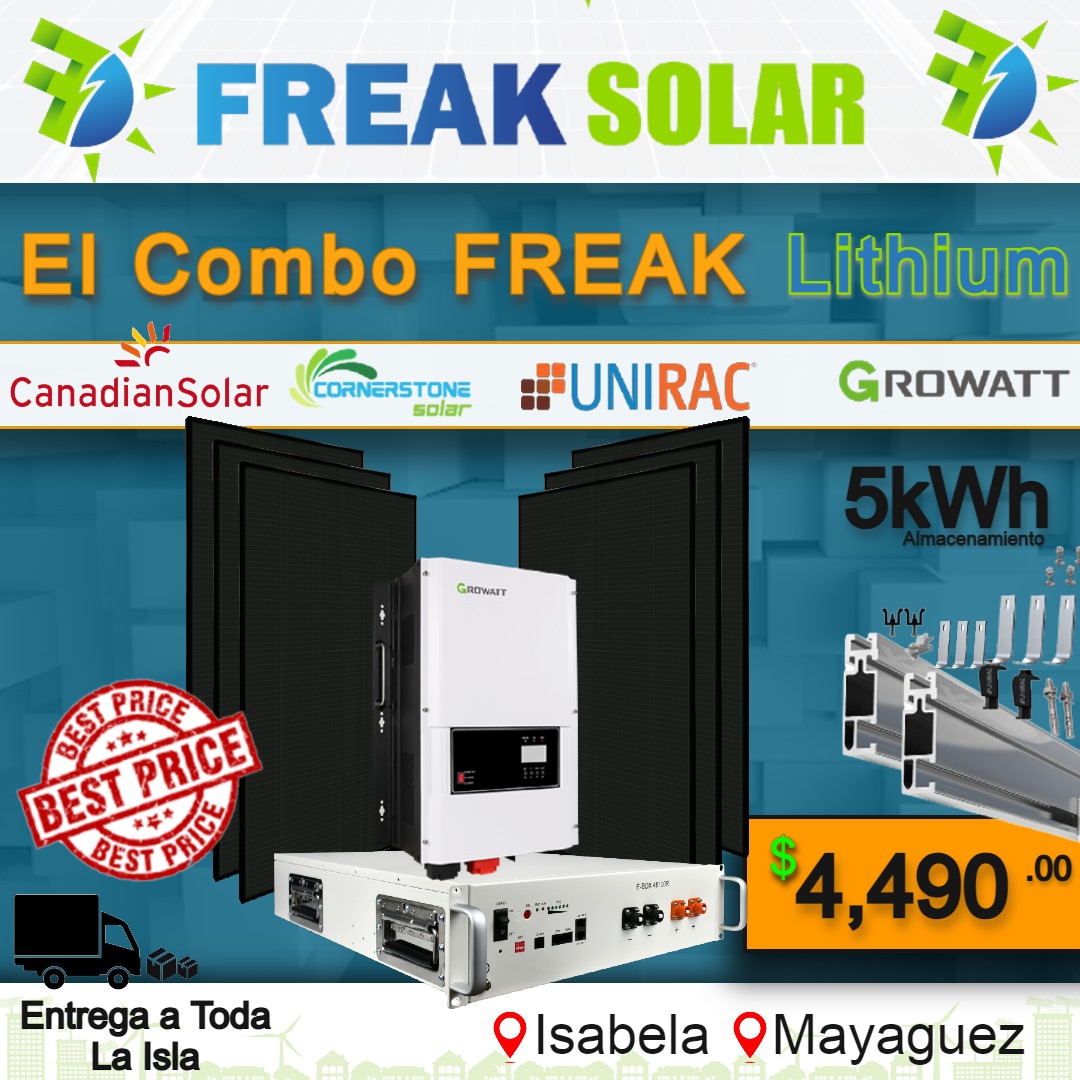 ⚡️Los BACKUP Litio mas VENDIDOS... - Freak Solar Distributors