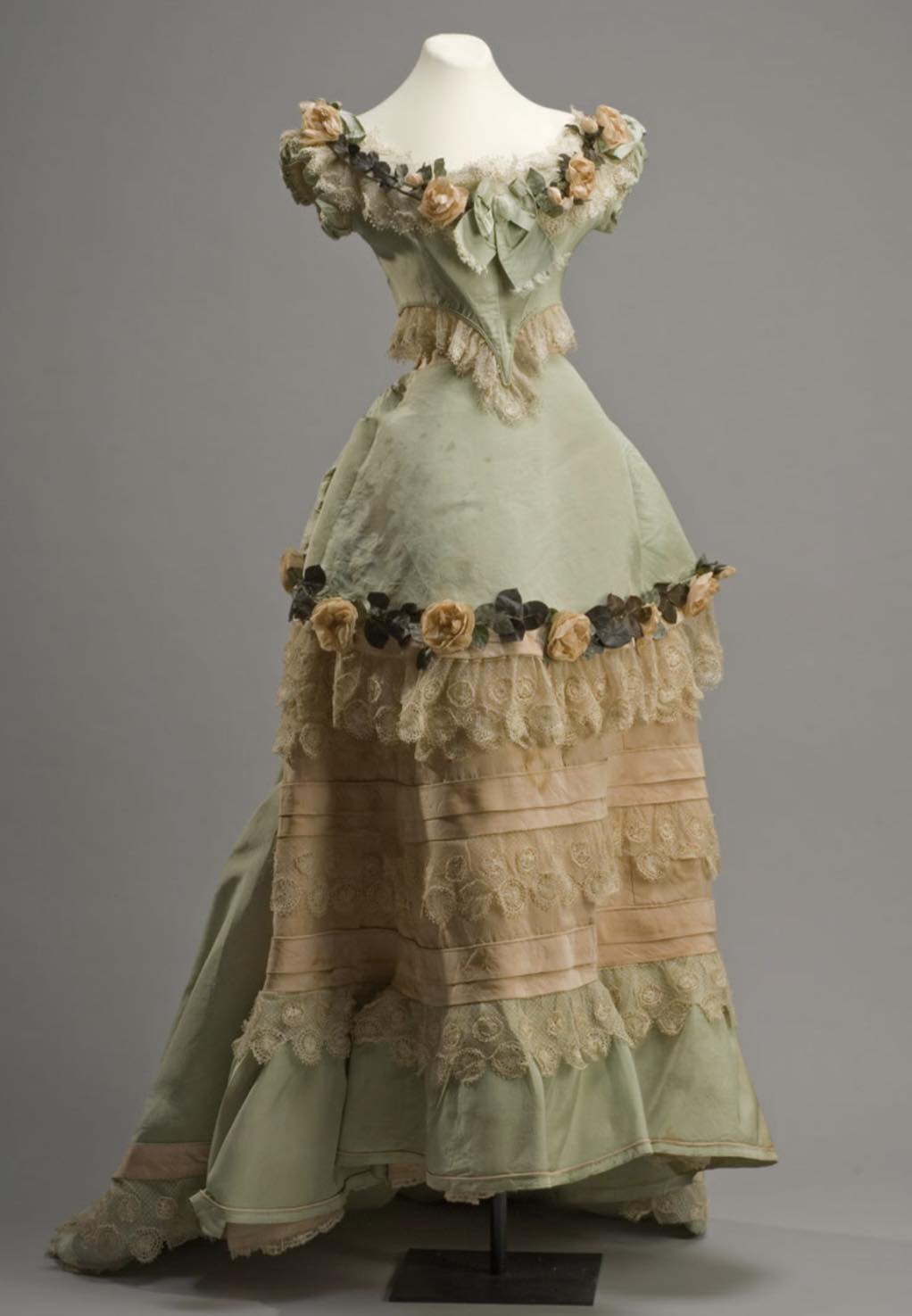 c1880 Evening Dress Museo de Historia Mexicana