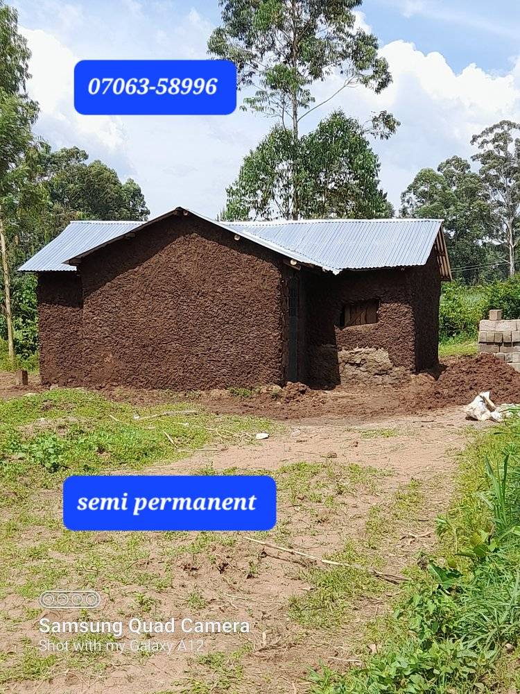 Semi permanent and permanent house construction in Kenya | I thank God ...
