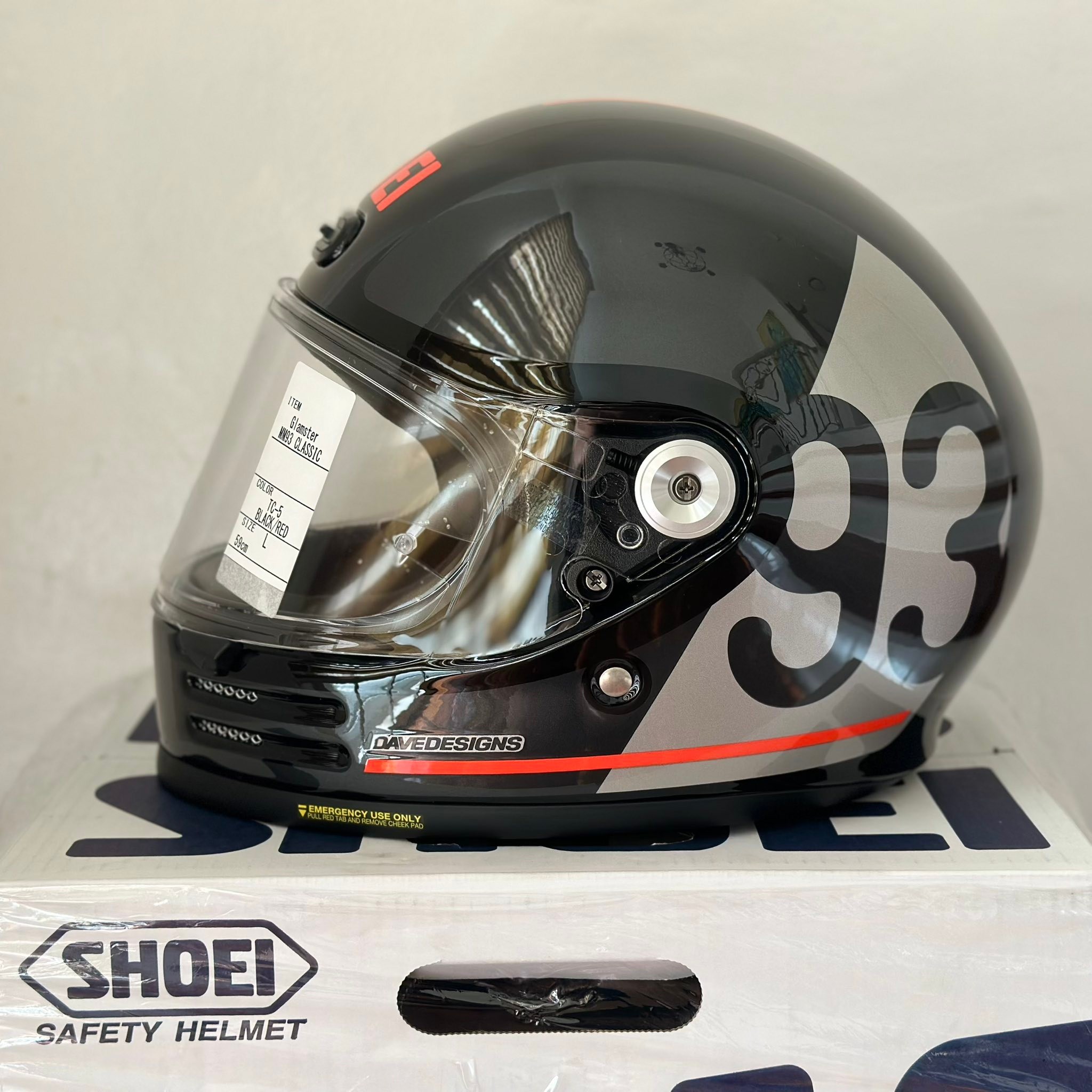 Shoei Glamster MM93 helmet for sale