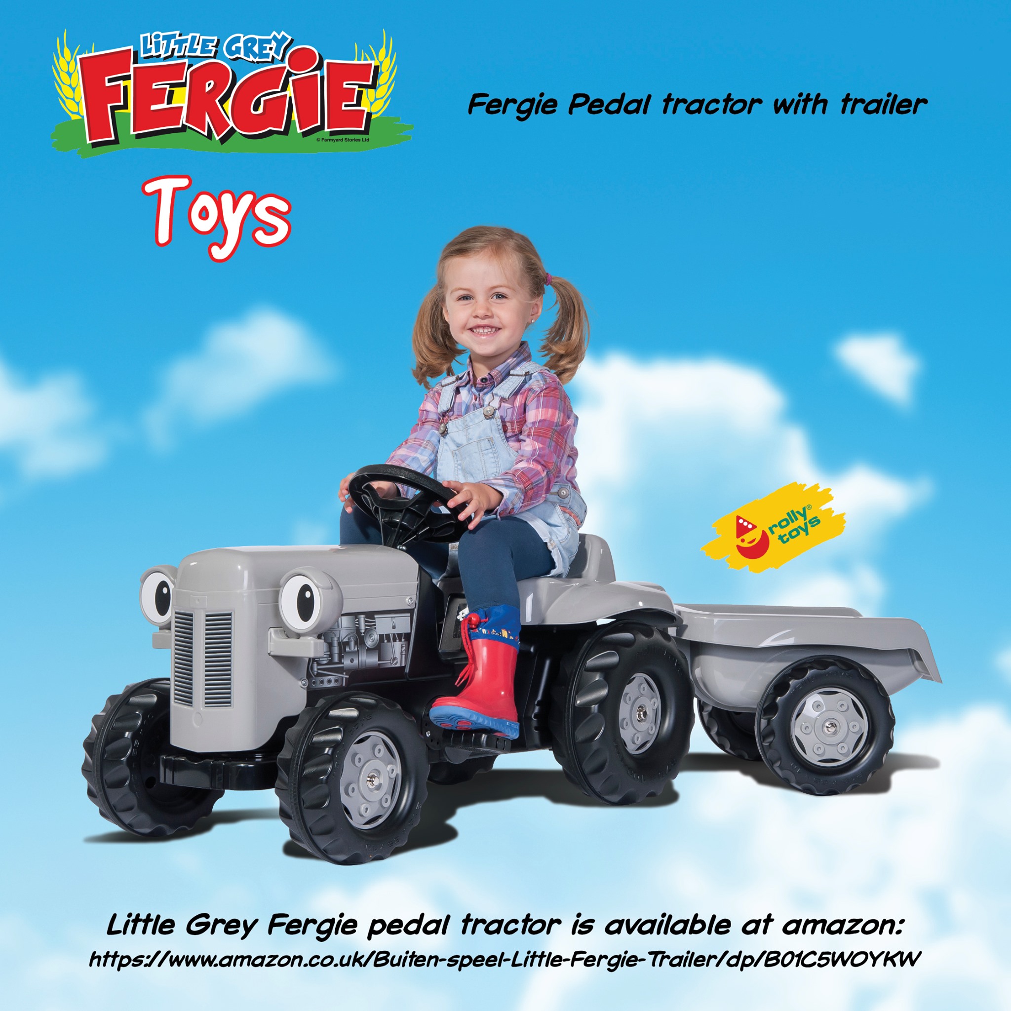 rolly toys pedale You can now buy this pedal tractor on Amazon. It's a perfect companion during this lock down times. 😊 ModelNumber=J2554 Farbe:Millefleurs camping gear and gadgets