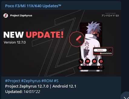 มหาลัย Custom Rom - POCO F3 Project Zephyrus Android 12.1 วิธีติดต้ัง ...