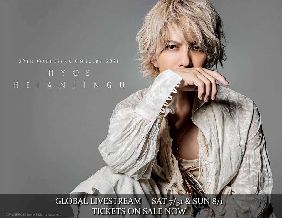 Hyde performs at Heian Shrine in Kyoto for 20th orchestra concert