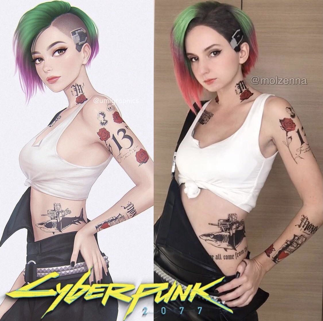 Costumet - Judy Alvarez from Cyberpunk 2077 <3 ⚰️ #cosplay 