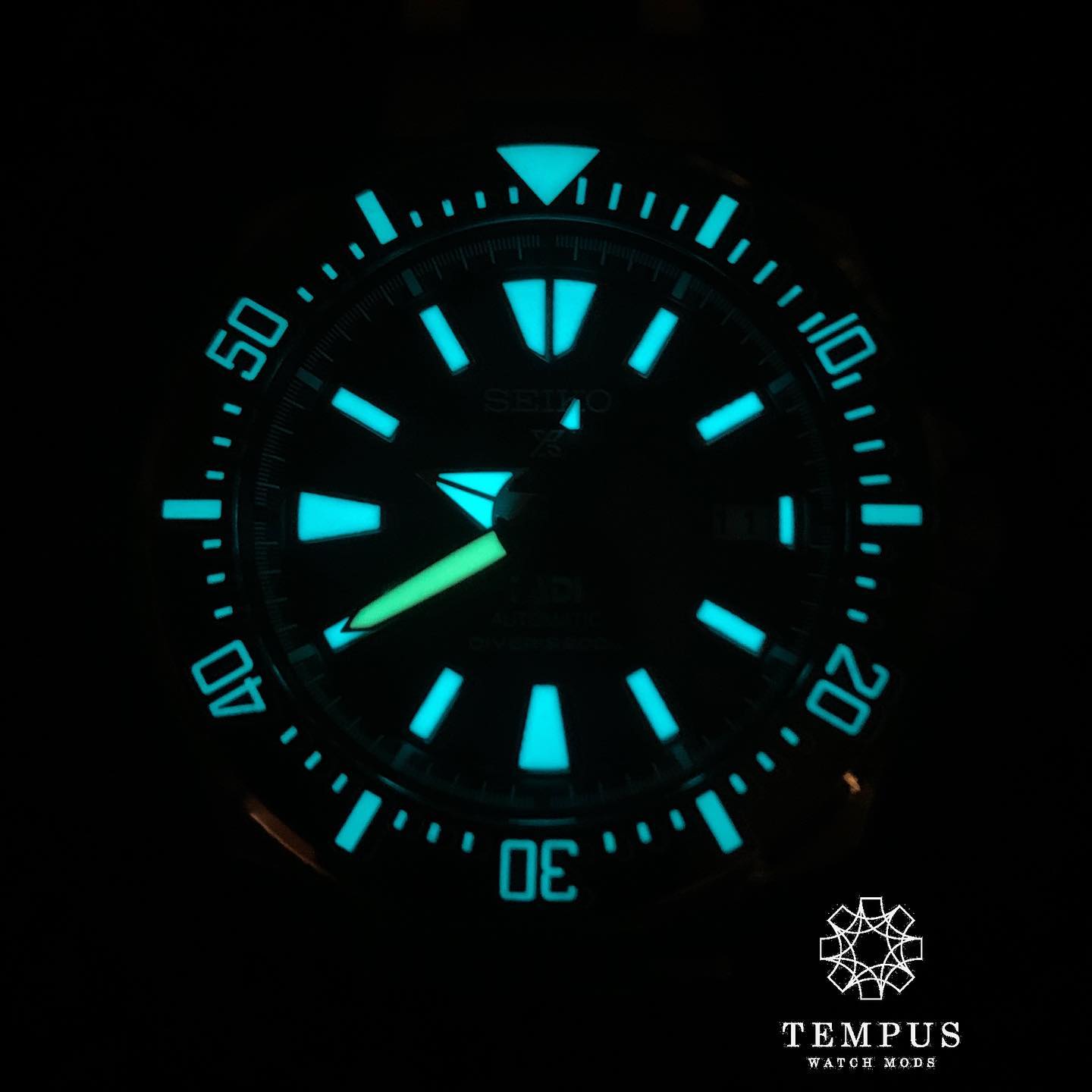 Samurai DD sapphire and lume mod. . .... - Tempus Watch Mods | Facebook
