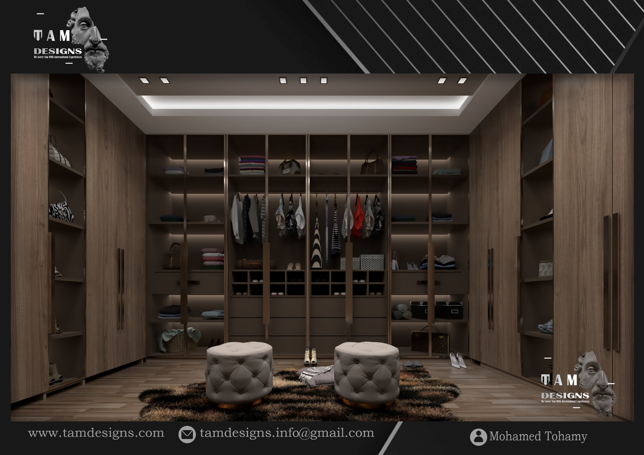 TAM Design - Dressing room design 😊 HOPE U LIKE IT ☺️...