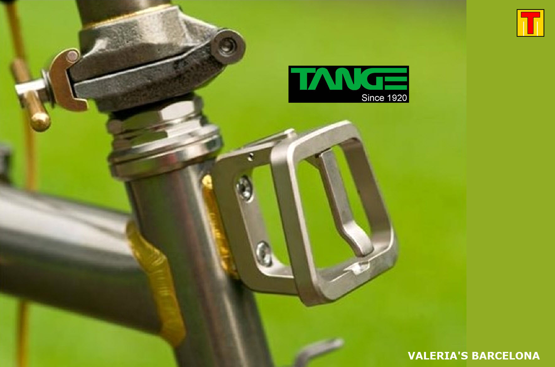 Tange Seiki Falcon FL250C Cuscinetto Sigillato Old School Filettato, Nero, TAST2987
