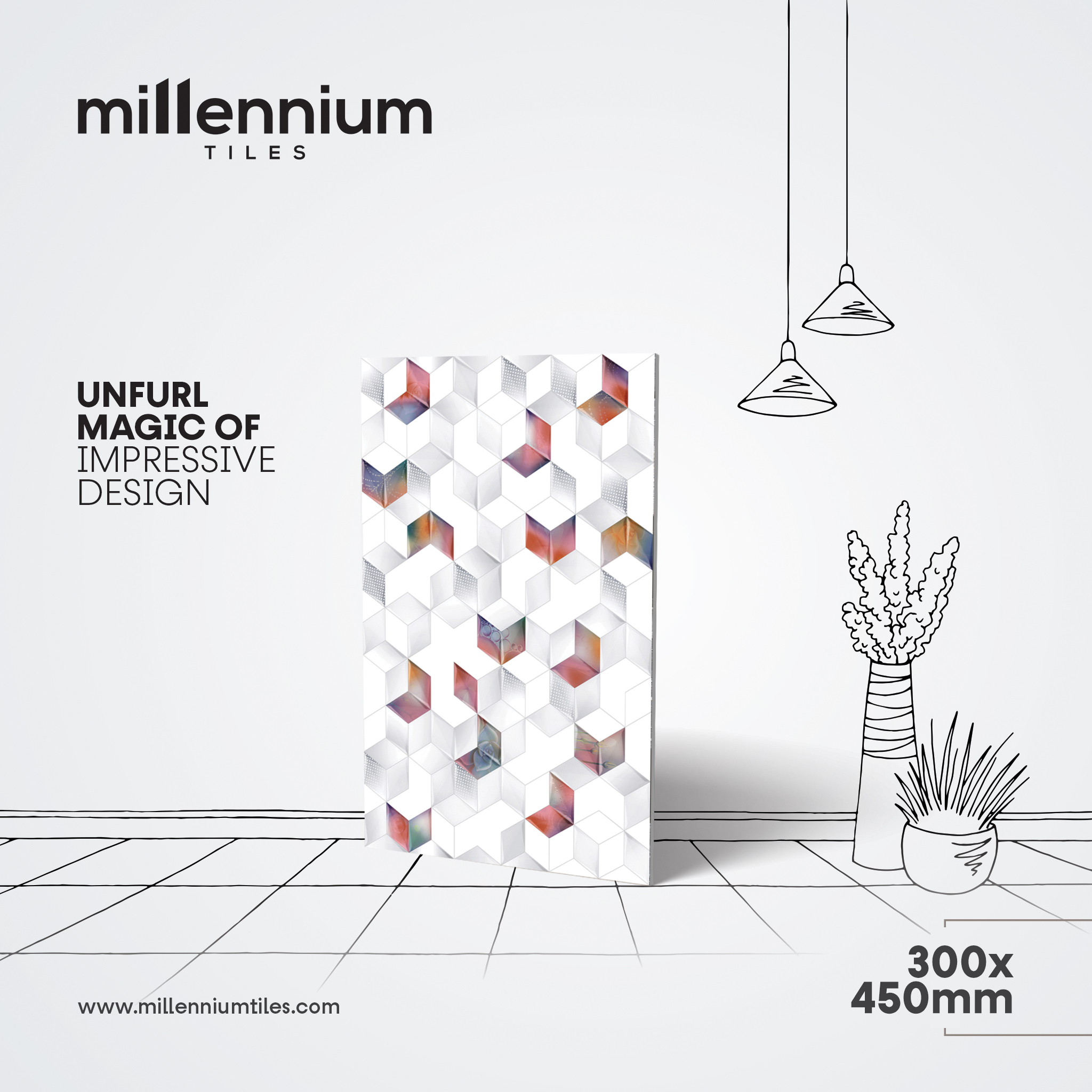 The perfect geometric patterns with... - Millennium Tiles