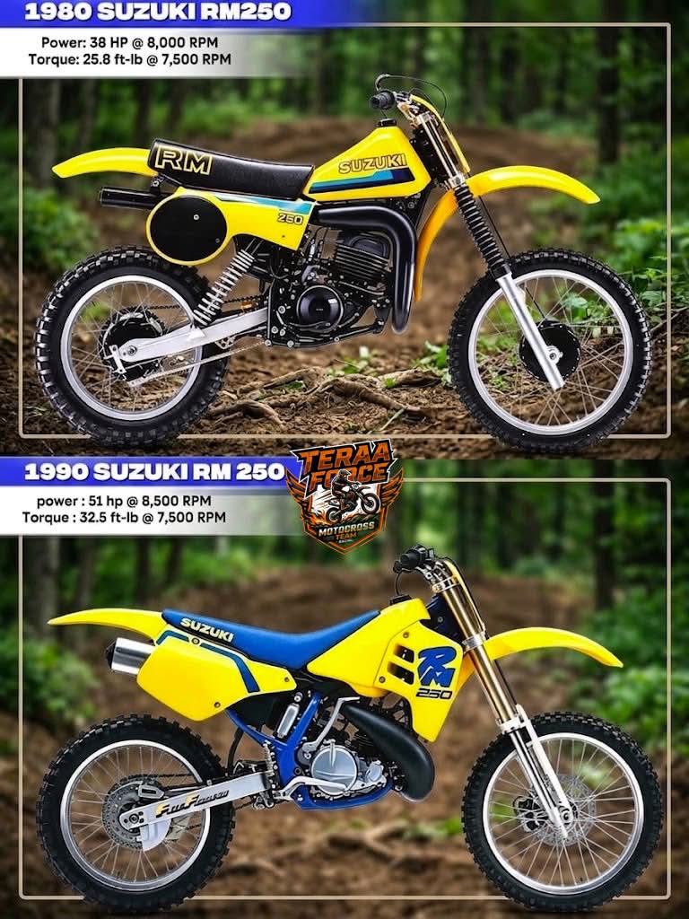 1996 factory Suzuki RM250 two-stroke test